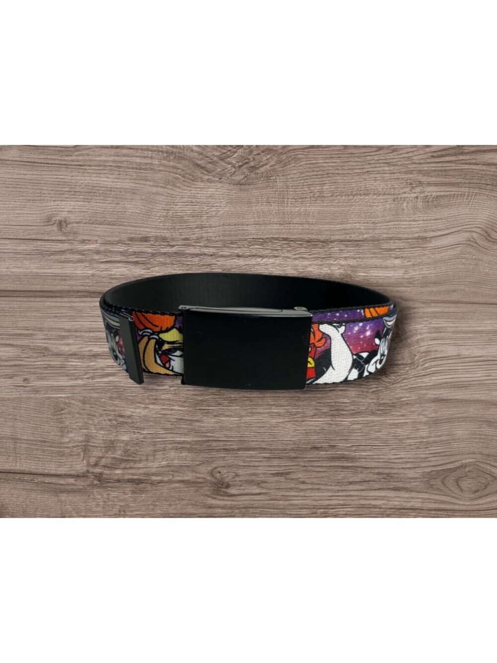 Looney Tunes Space Jam Belt 42" BD Buckle Down Bugs Taz Foghorn